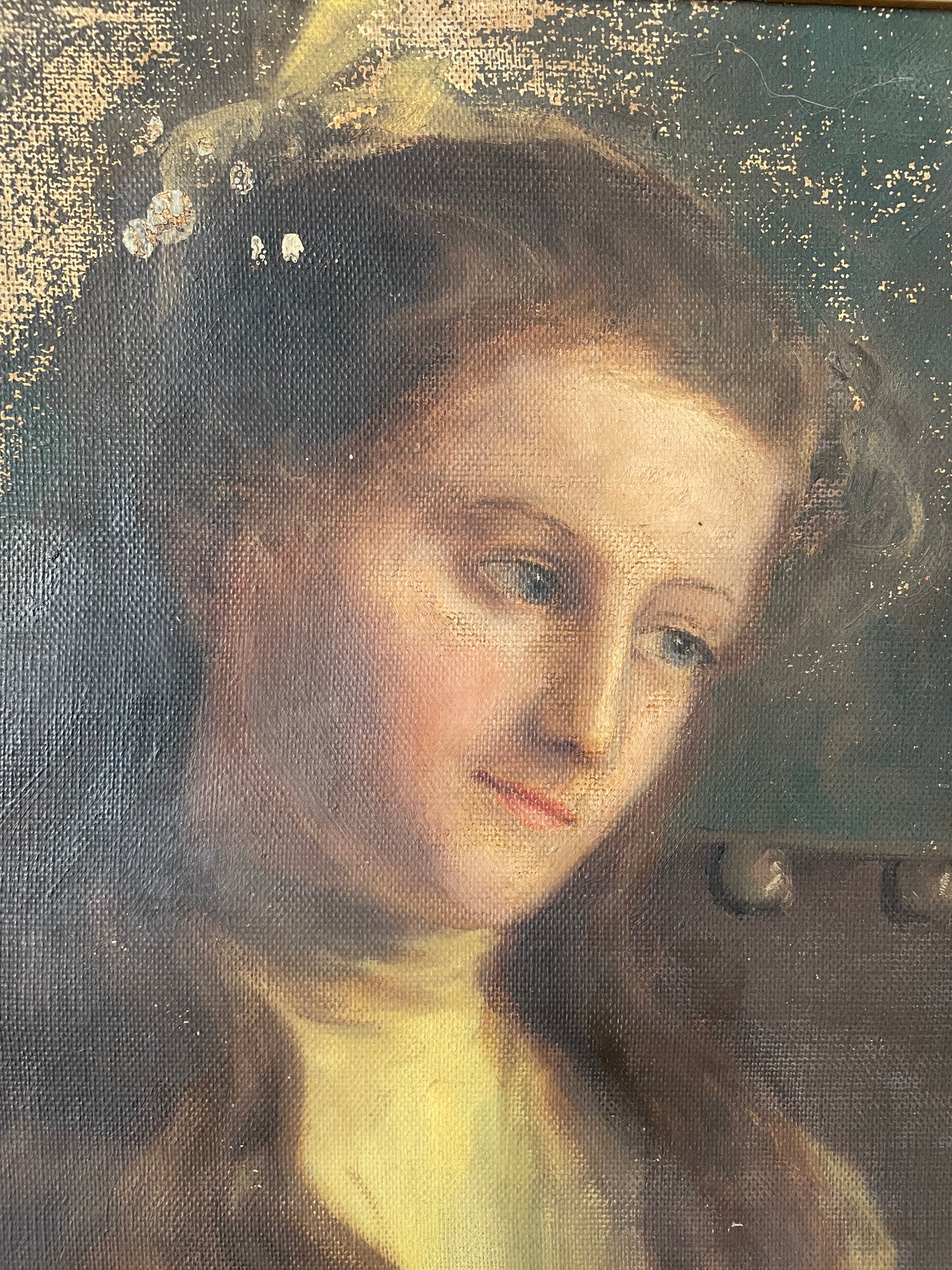 Oil portrait early 1900s