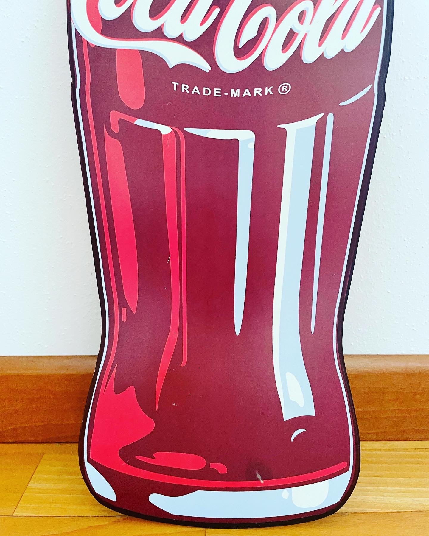 Large Coca Cola Bottle Sign