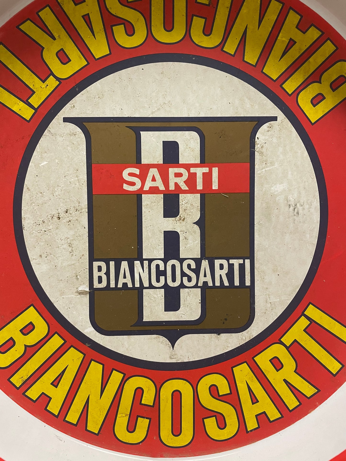 Vassoio pubblicitario Biancosarti