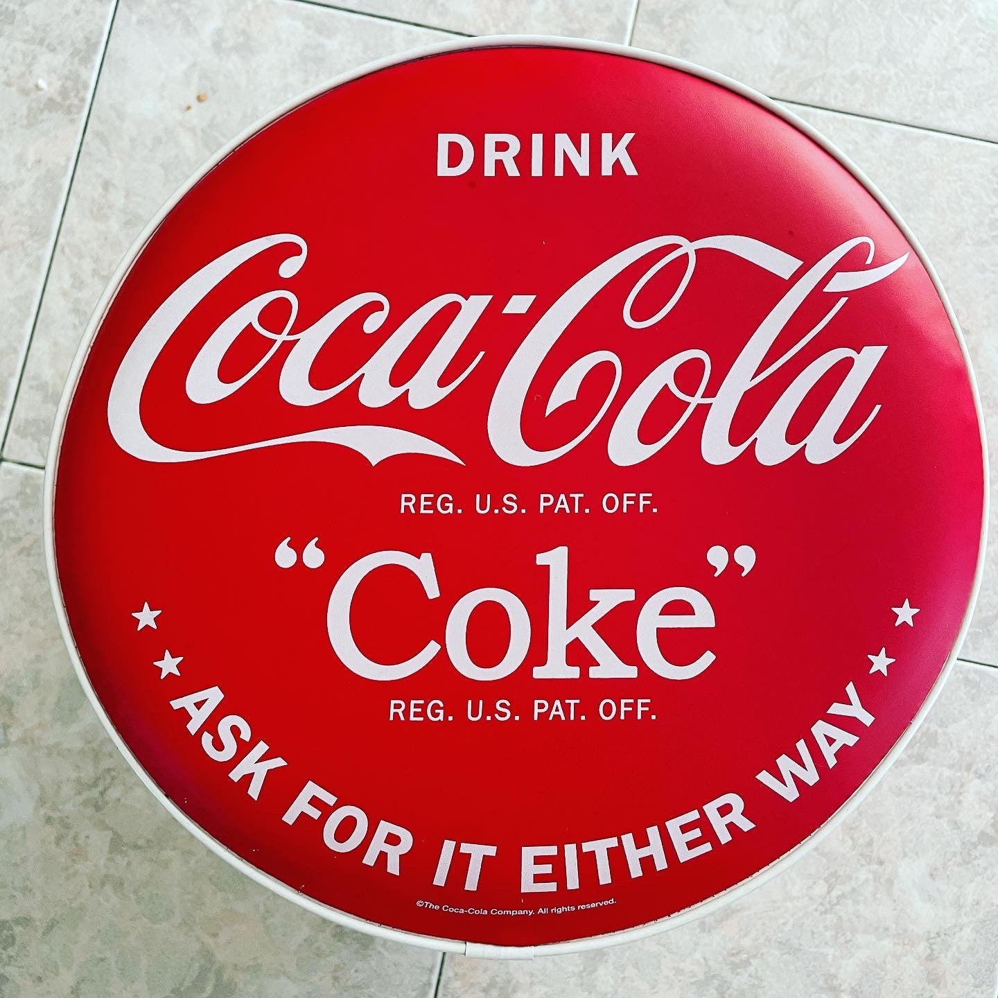 Coca Cola Pouf