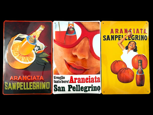 3 San Pellegrino signs