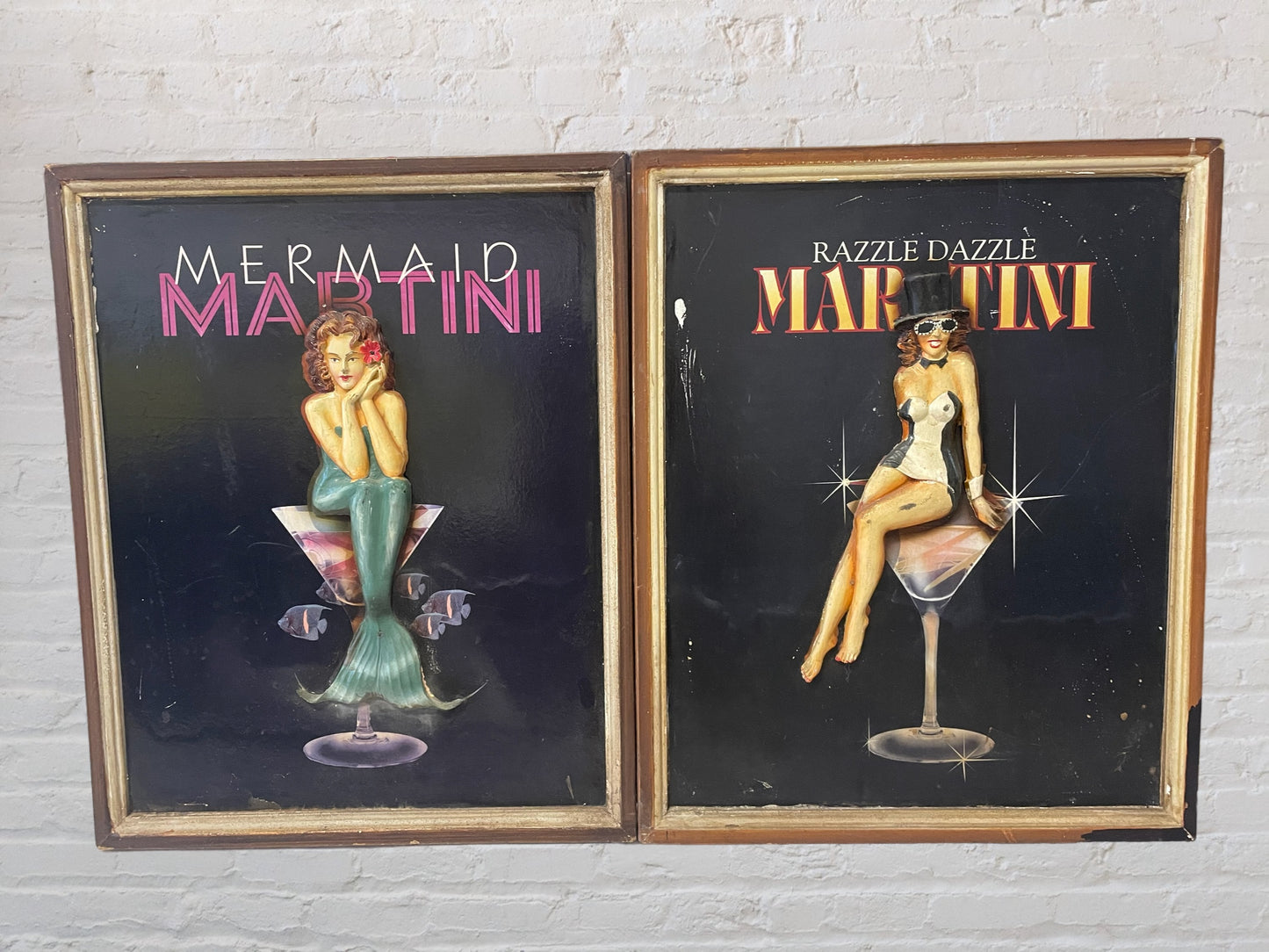 Pair of Large Martini Paintings