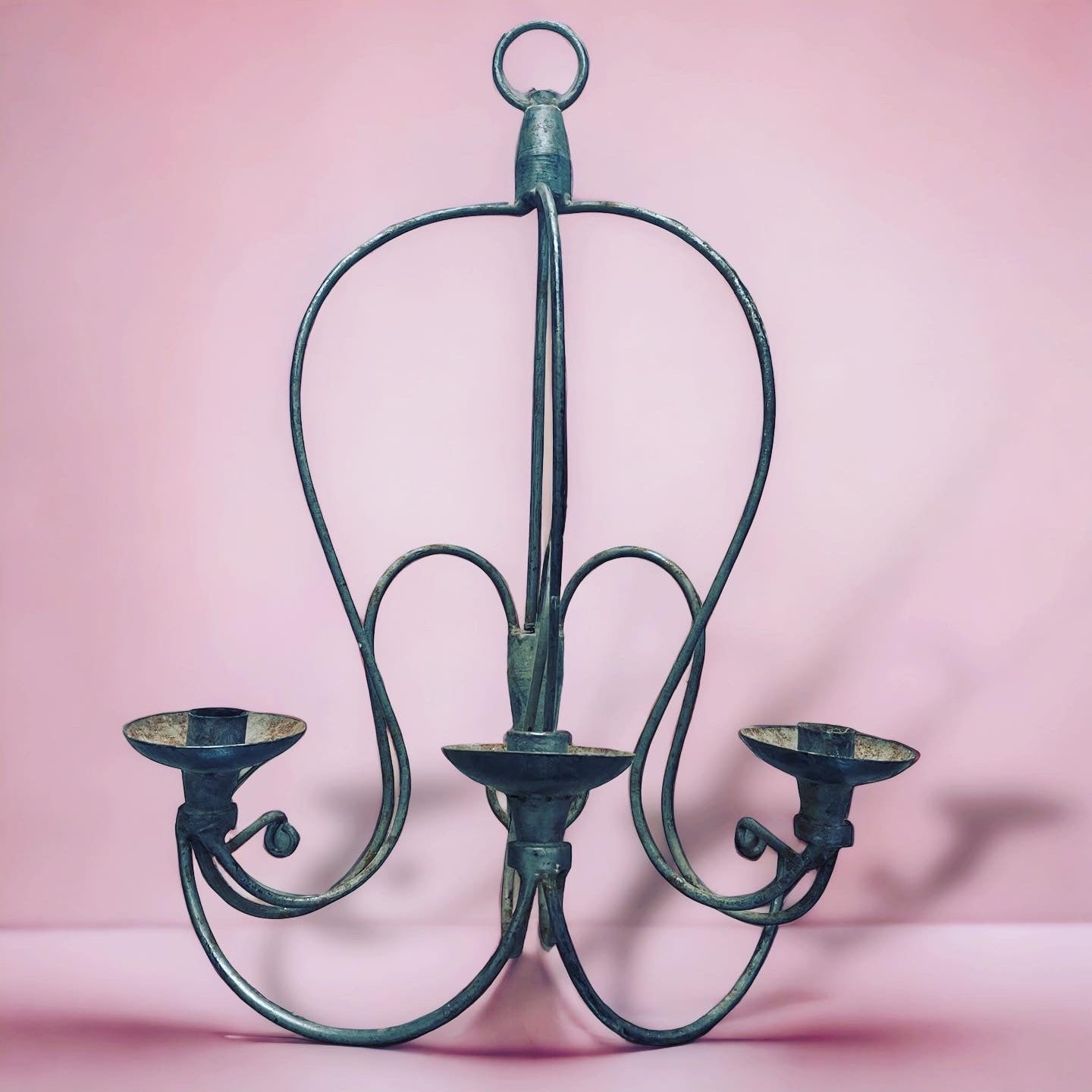 Wrought iron candelabra