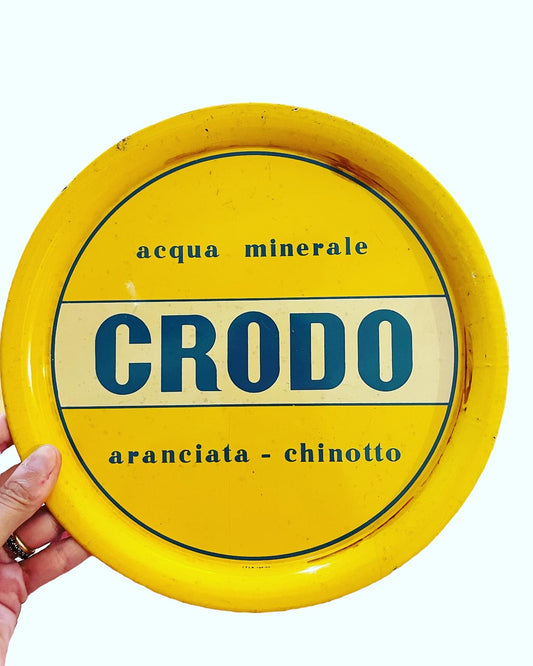 Vassoio acqua minerale Crodo