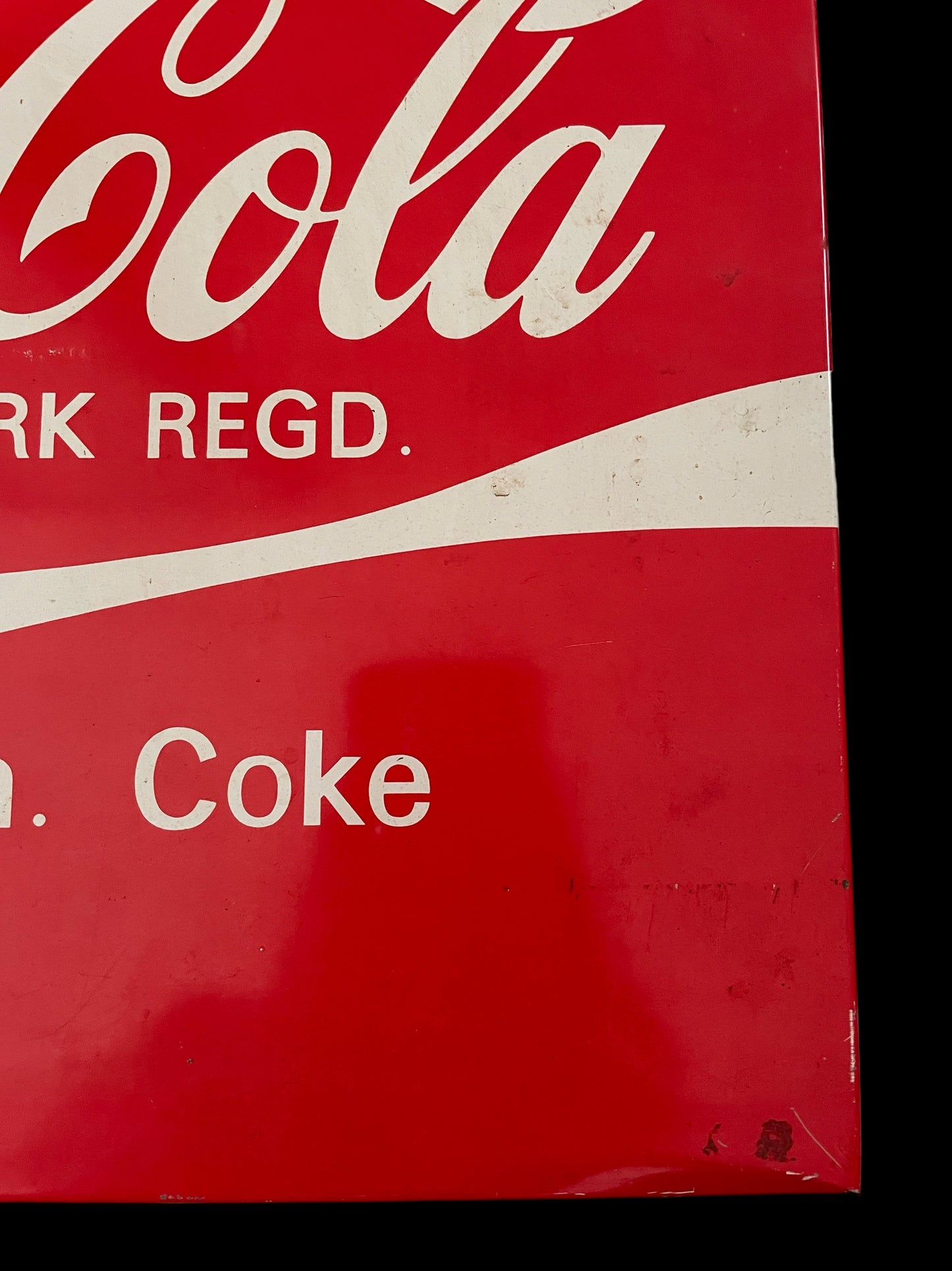 Coca Cola sign from the 70s