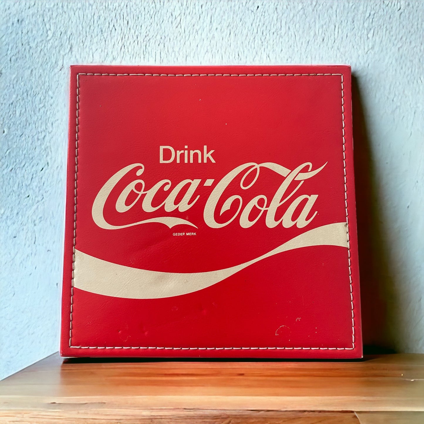 Coca Cola in leather