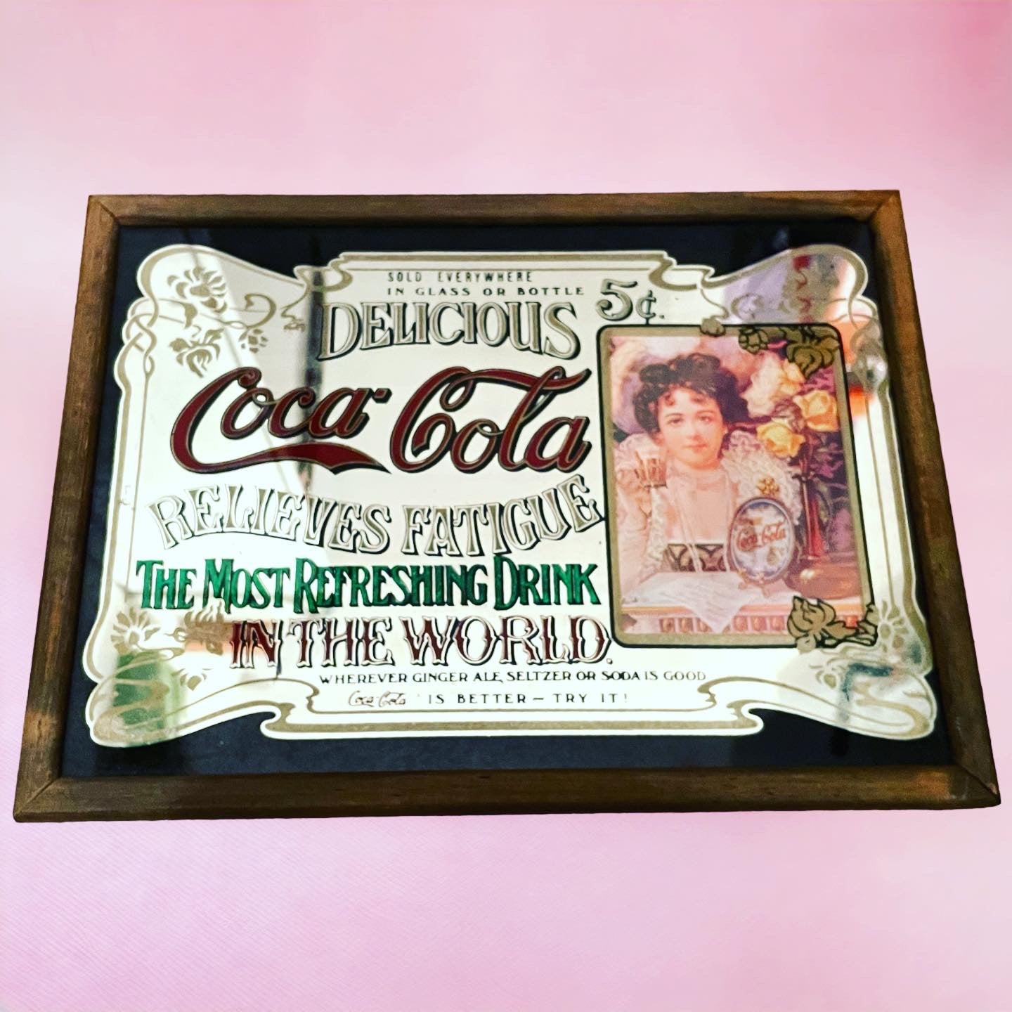 Vintage Coca Cola Mirror