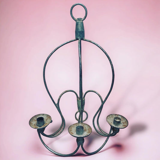 Wrought iron candelabra