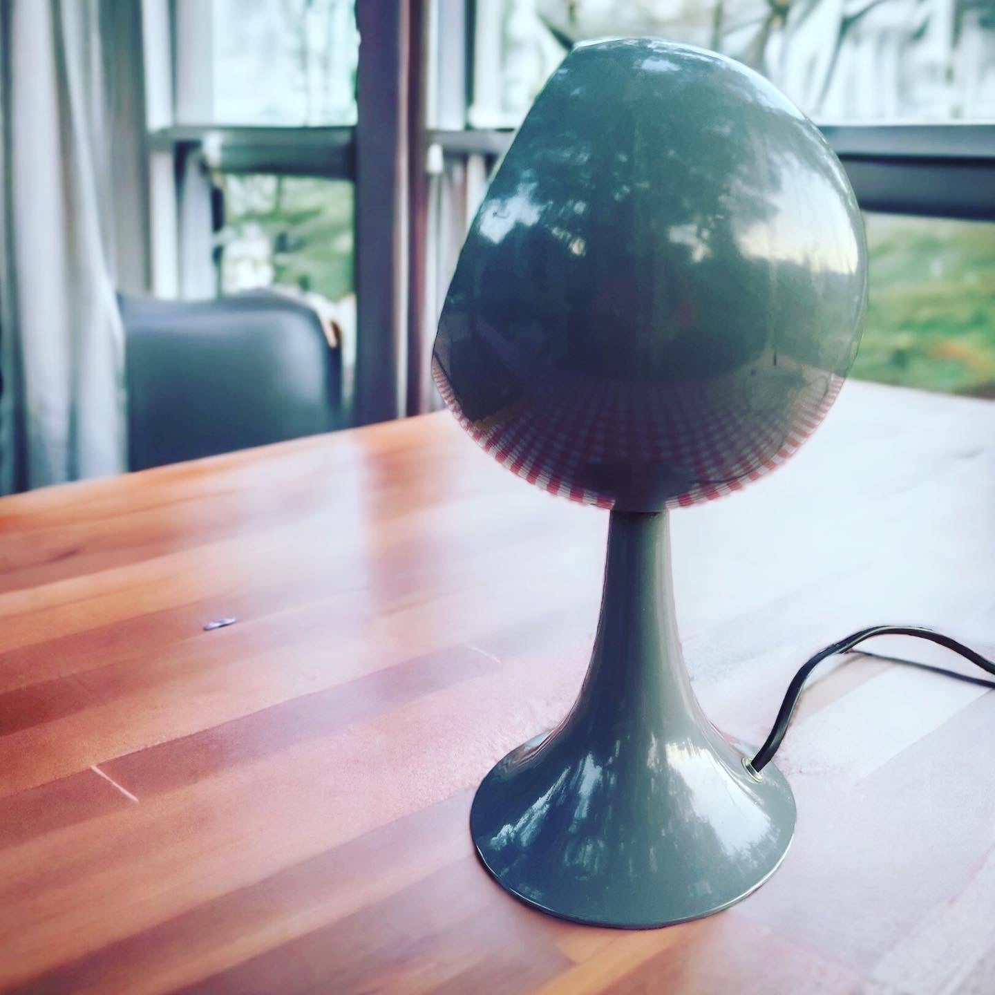 Space Age Gray Lamp