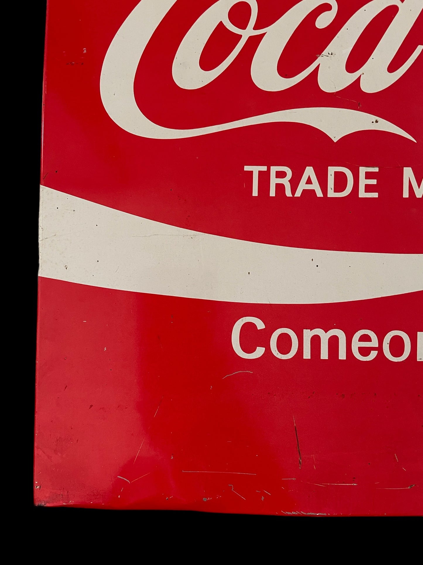 Coca Cola sign from the 70s