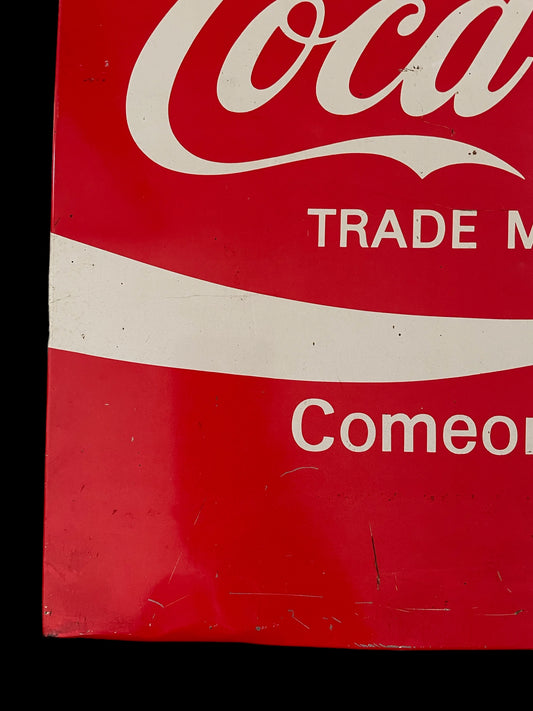 Insegna Coca Cola anni 70