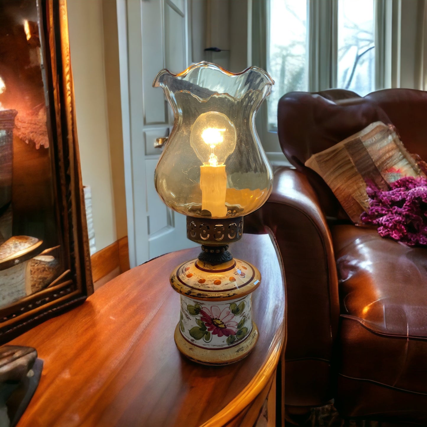 Pair of Provencal lamps