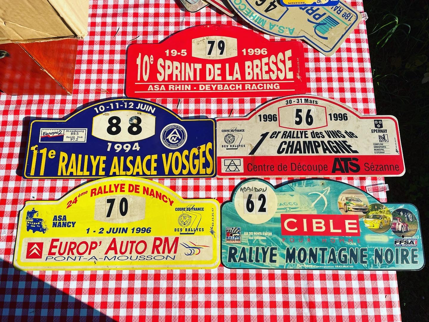 5 rally plates