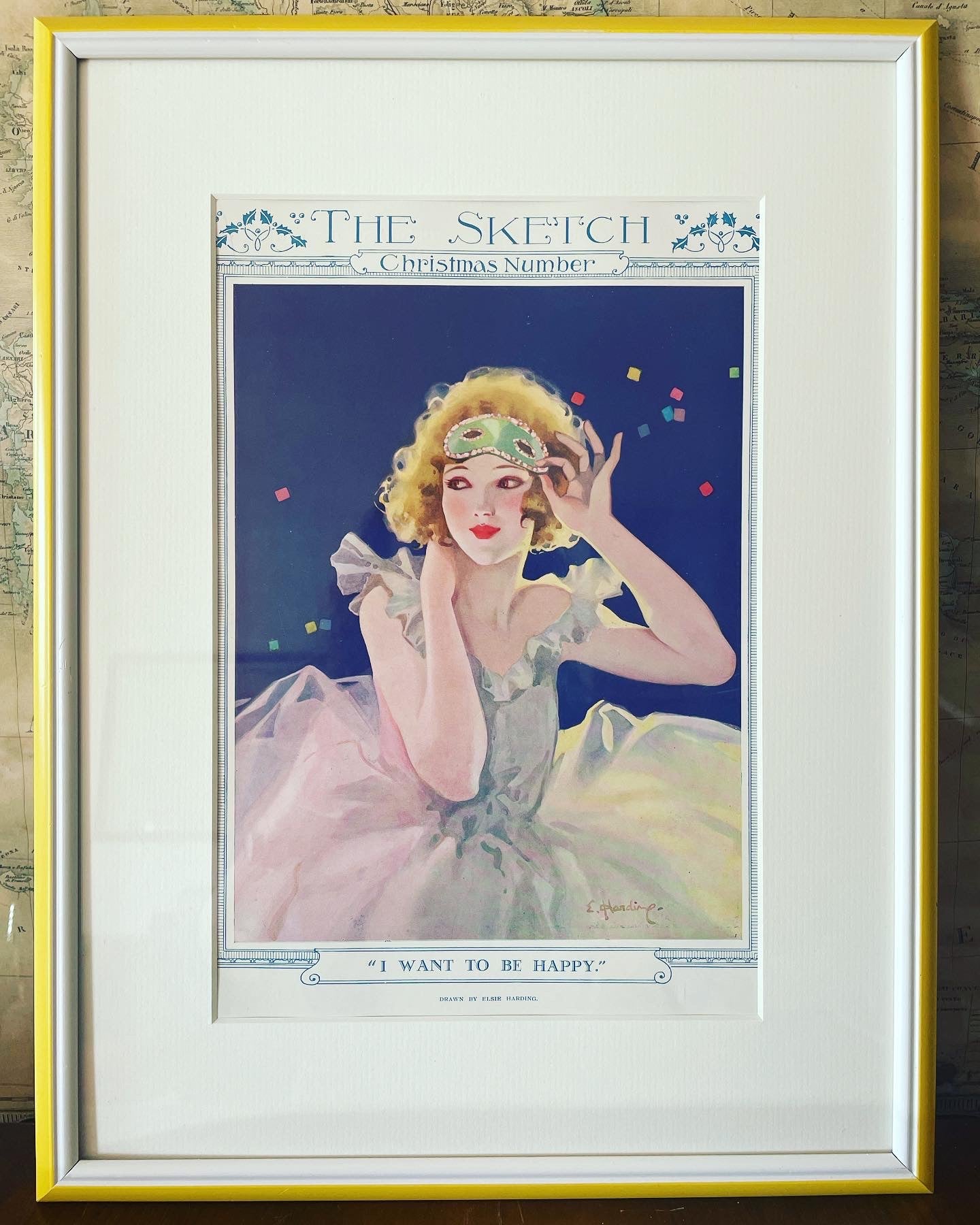 Art Nouveau painting 1925