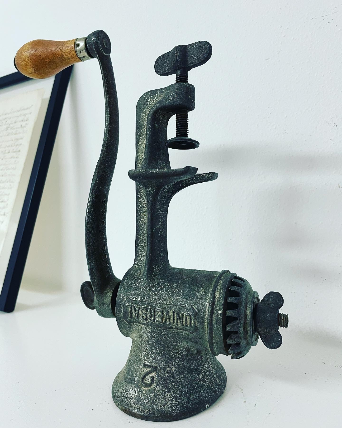 Vintage meat grinder