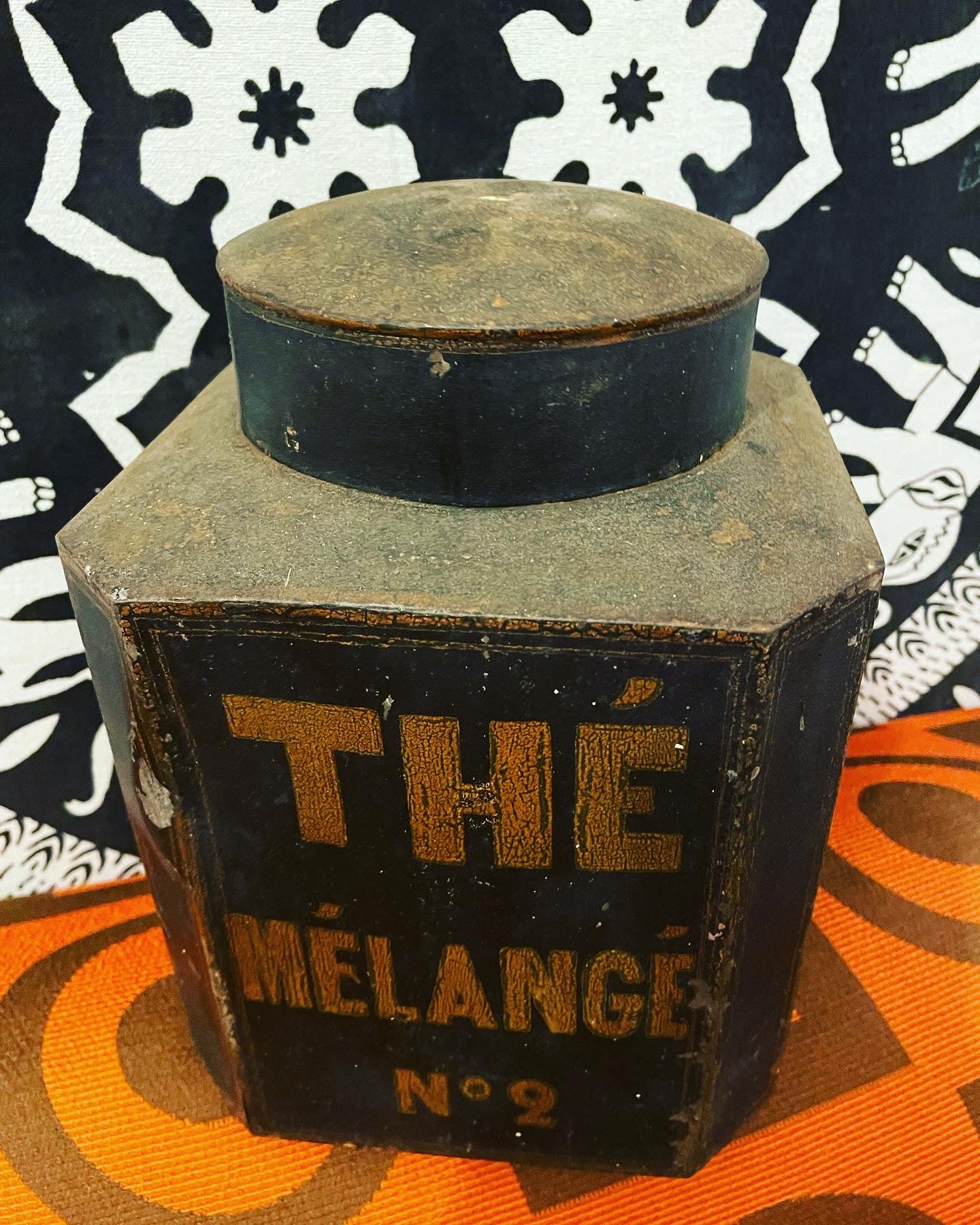 Antique tea box