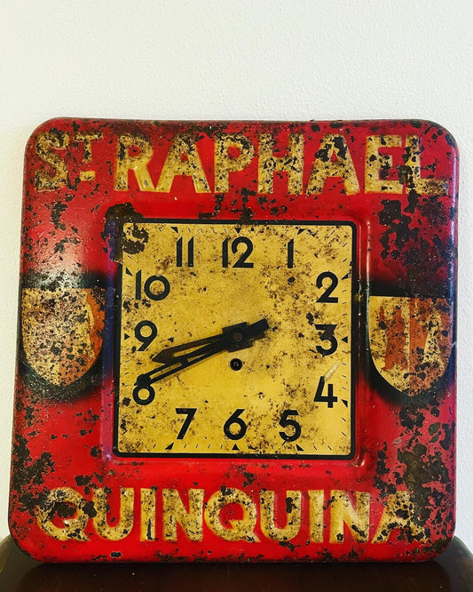 1920s sign clock