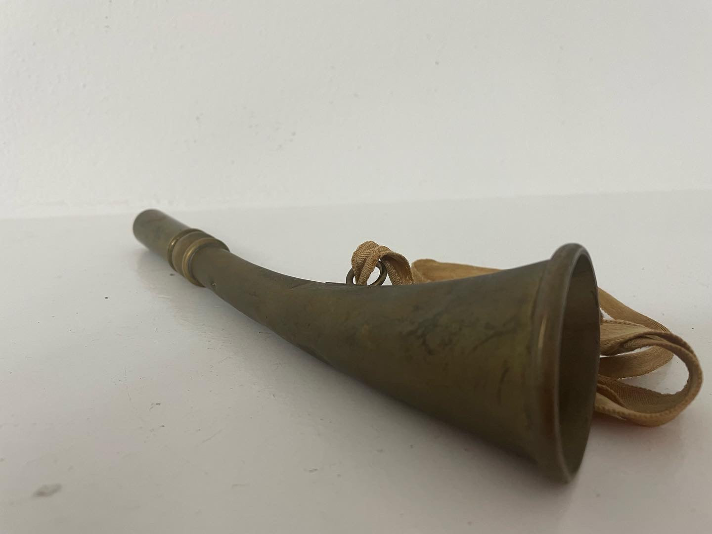 Antique hunting call trumpet