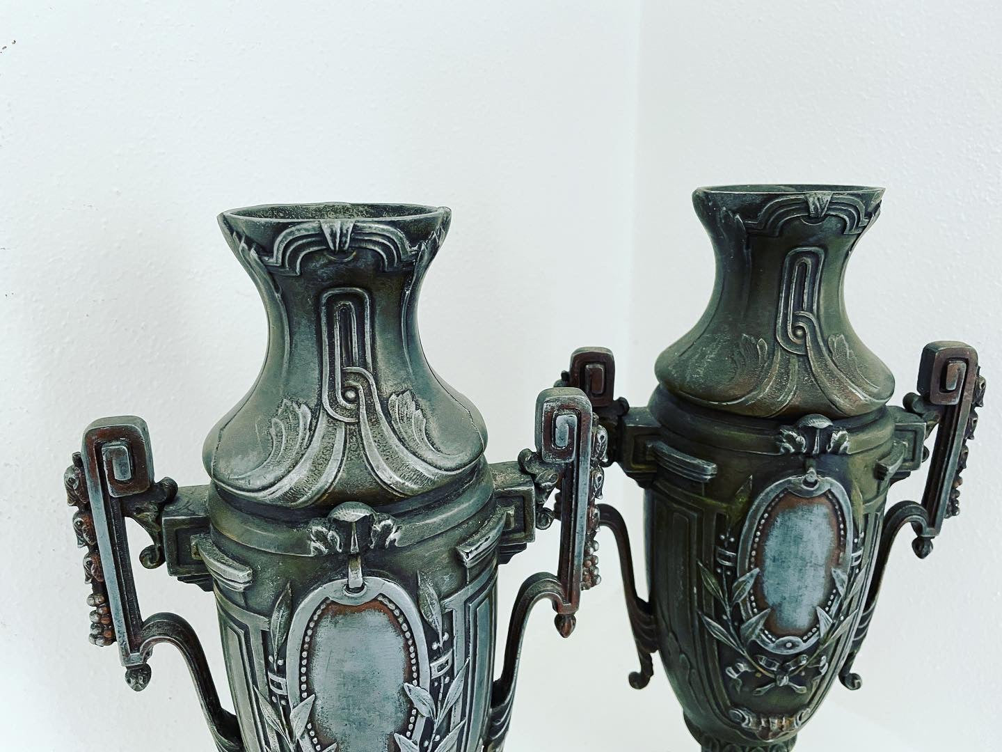 Fireplace vases