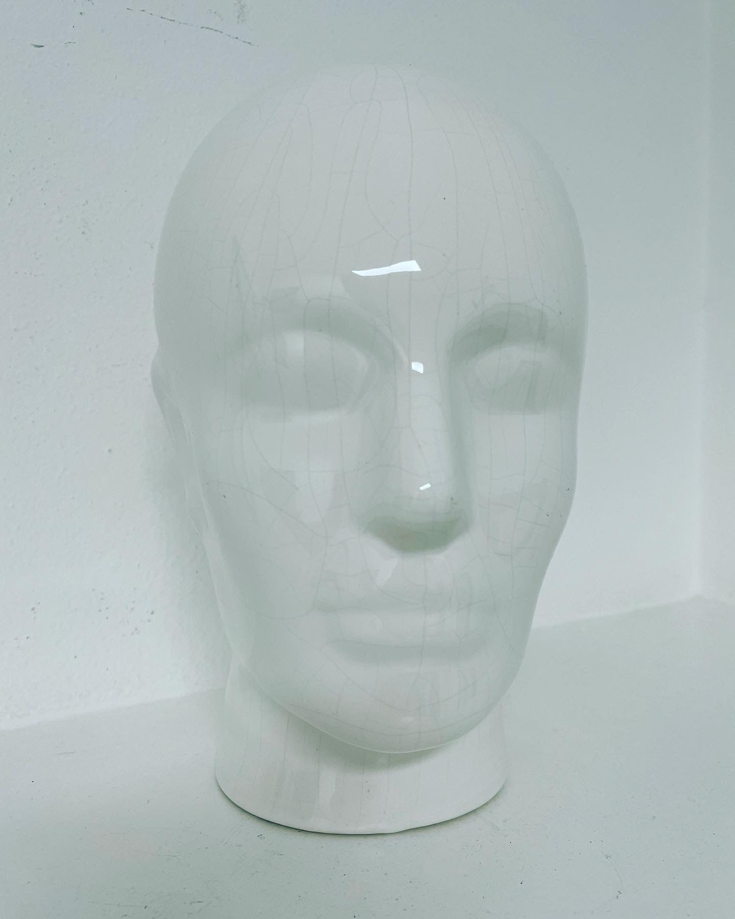 Mid century ceramic head