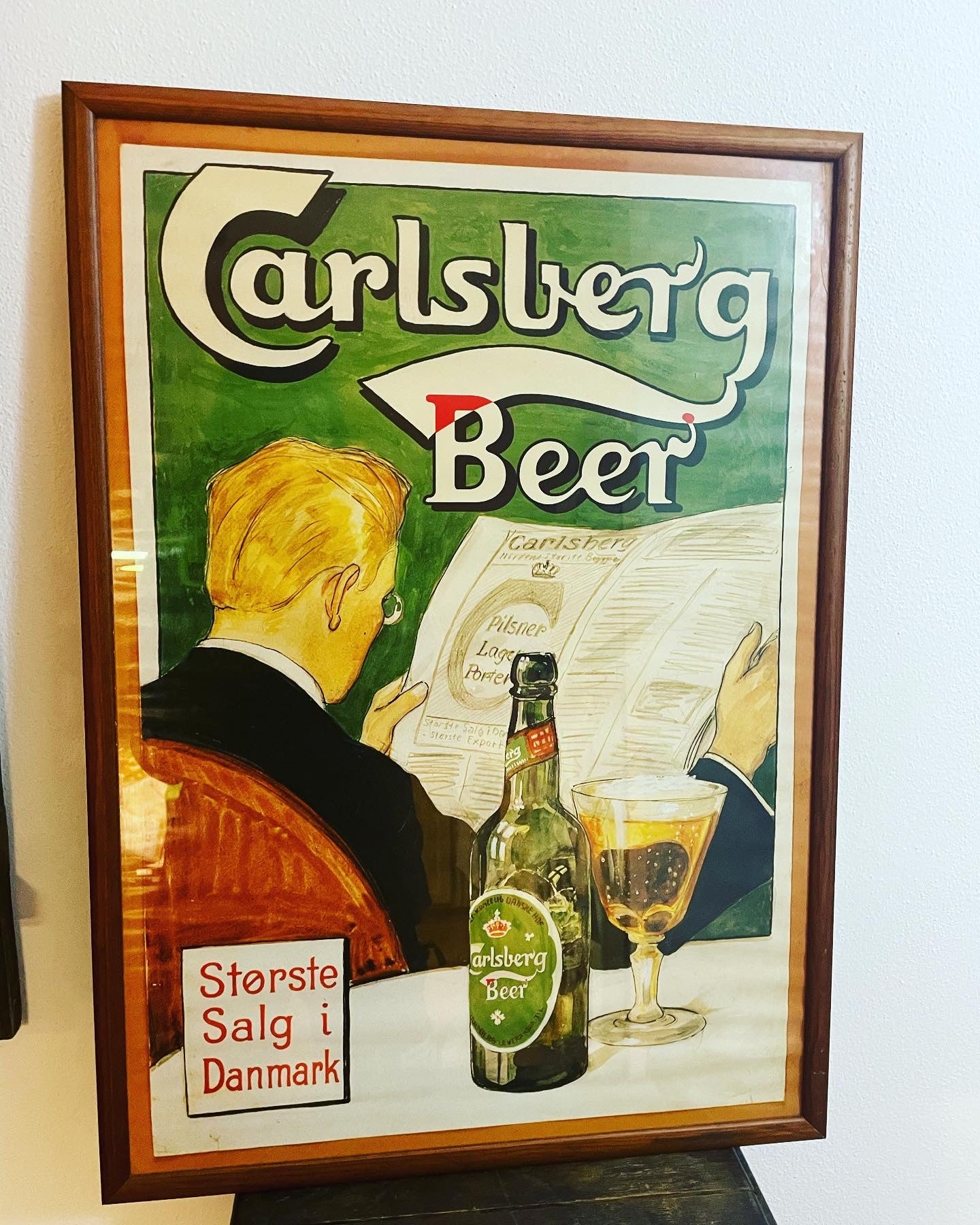 Carlsberg beer painting