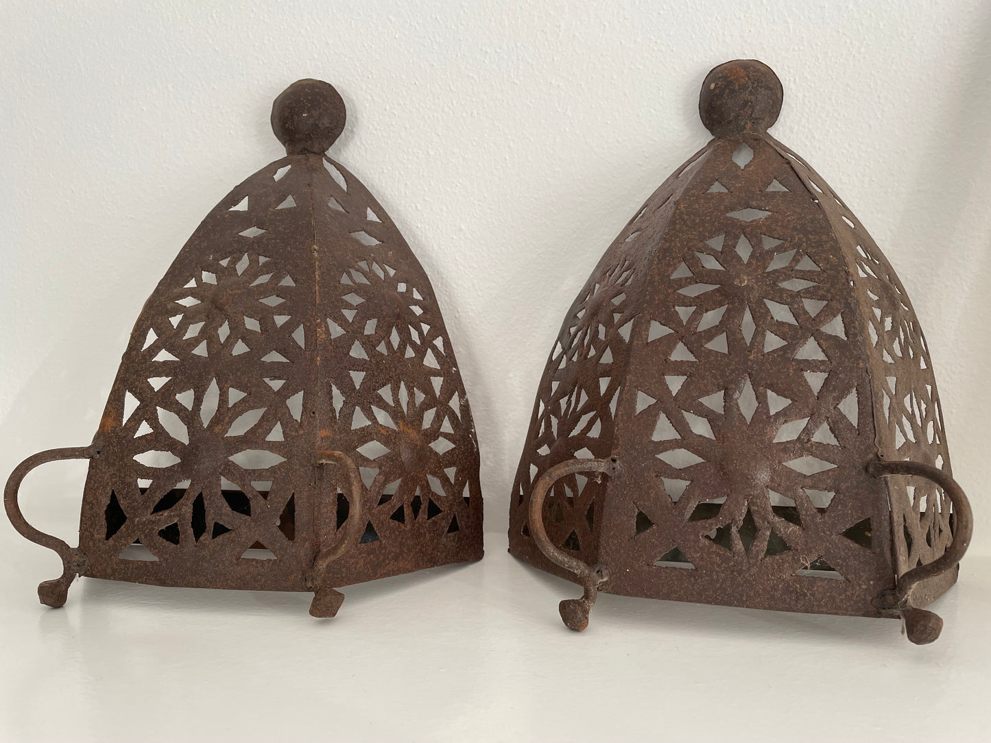 Moroccan candle holder lamps