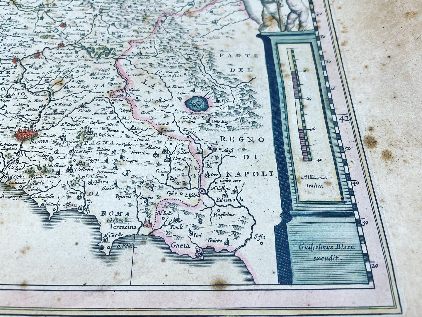 Tuscany Map Blaeu