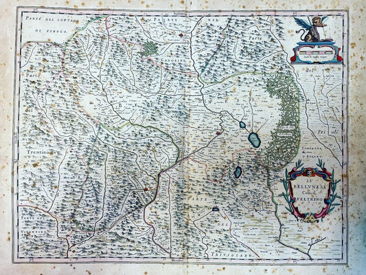 Mappa 1640 Bellunese e Feltrino