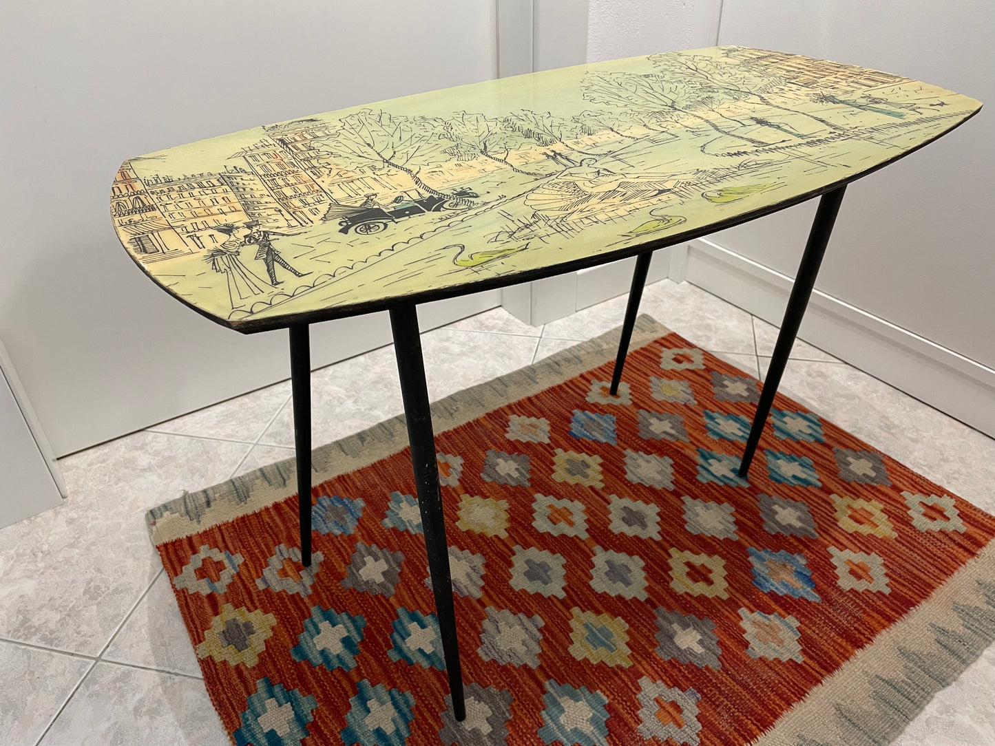 Modern Silk Screen Coffee Table