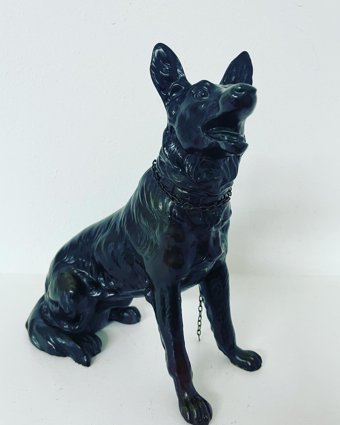 Dog statue