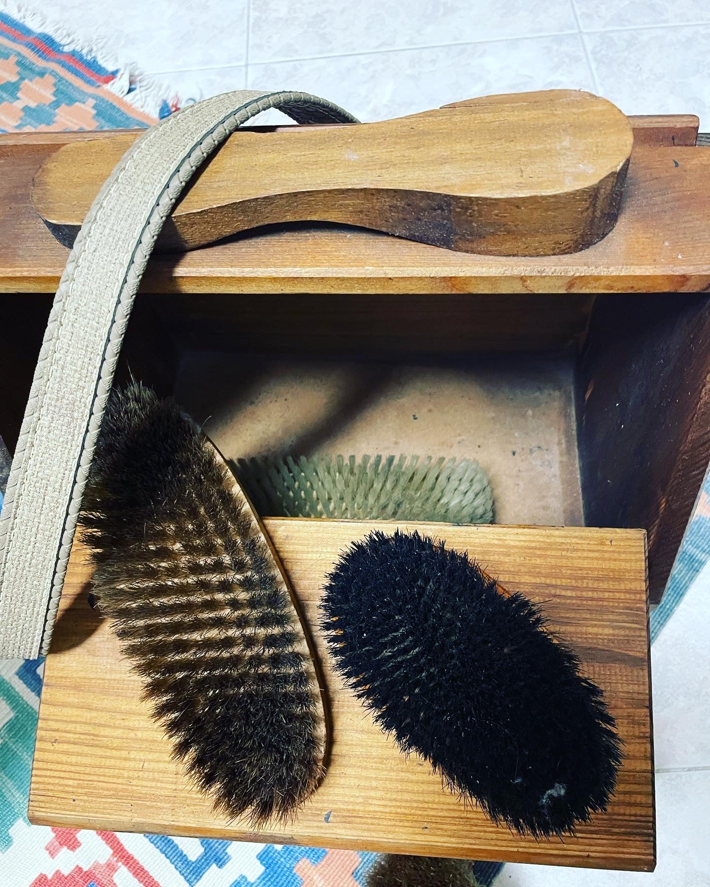 Shoe shine set