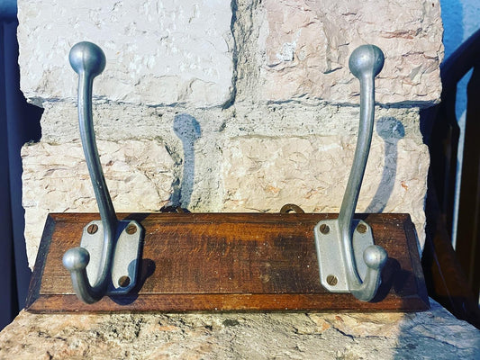 Coat hanger steel knobs