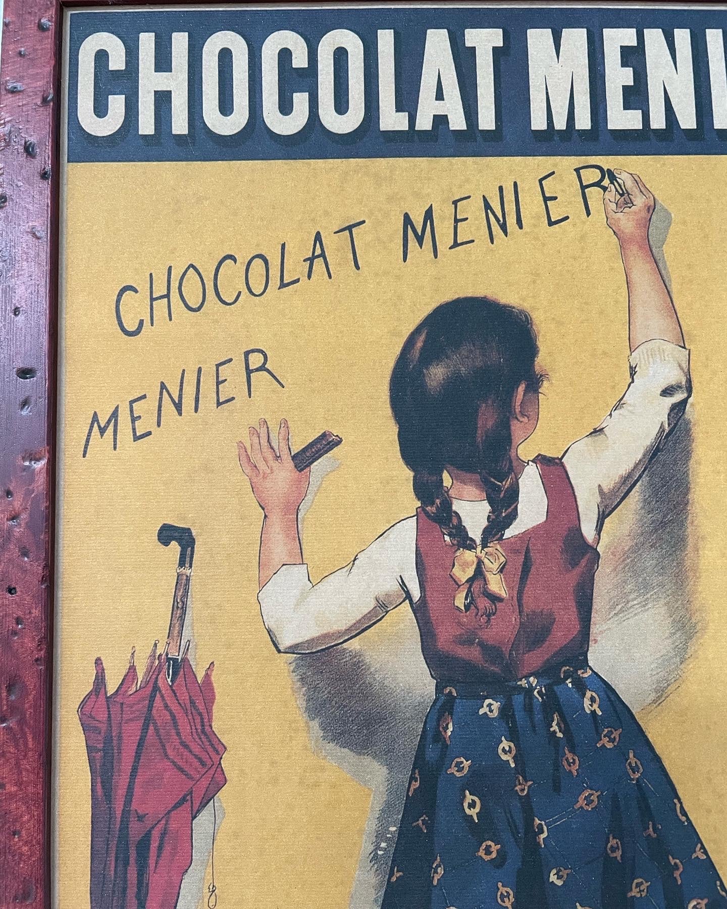 Chocolat Menier advertising painting