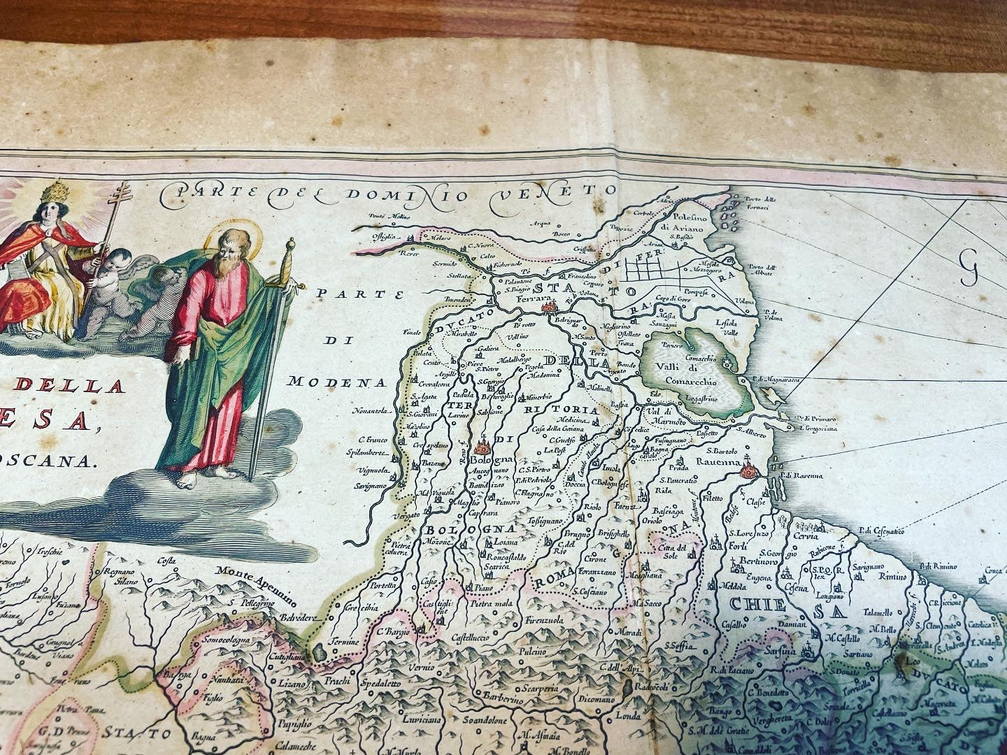 Tuscany Map Blaeu