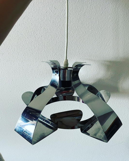 Chrome Space Age Chandelier