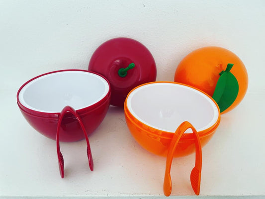 Apple and Orange Ice Buckets