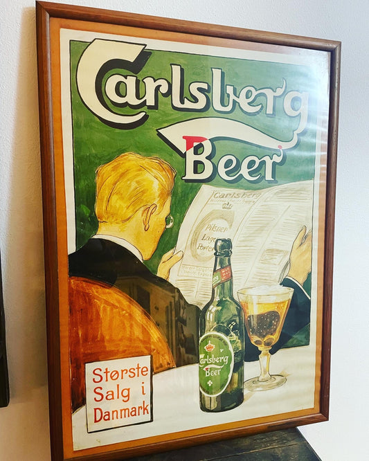 Carlsberg beer painting