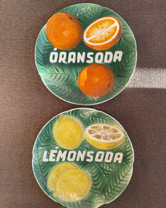 Coppia piatti Lemonsoda Oransoda