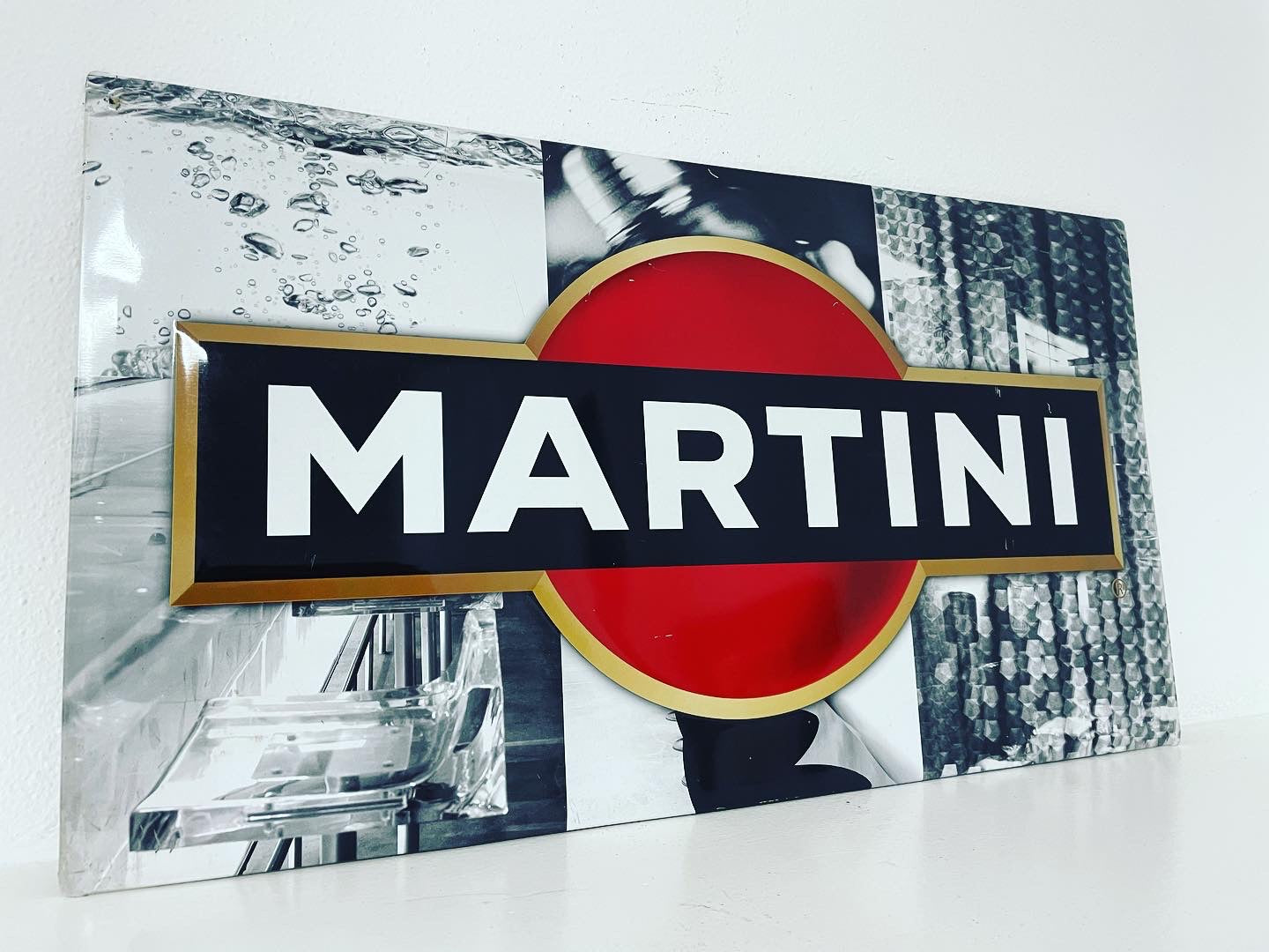 Insegna Martini latta