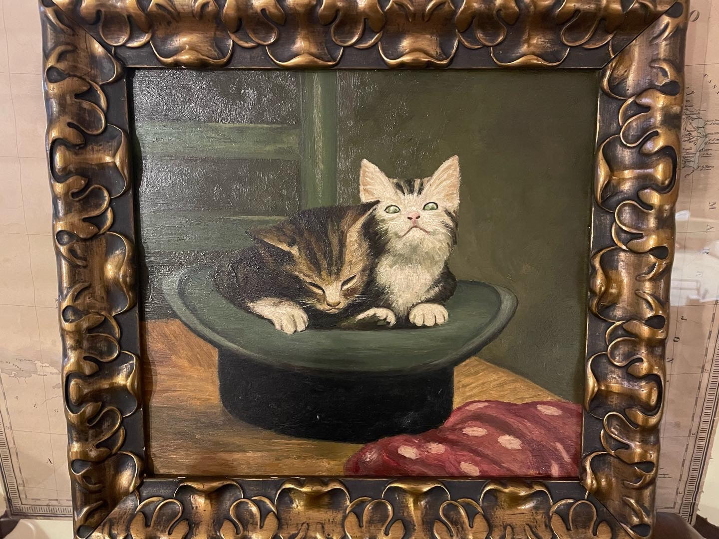 Kittens painting