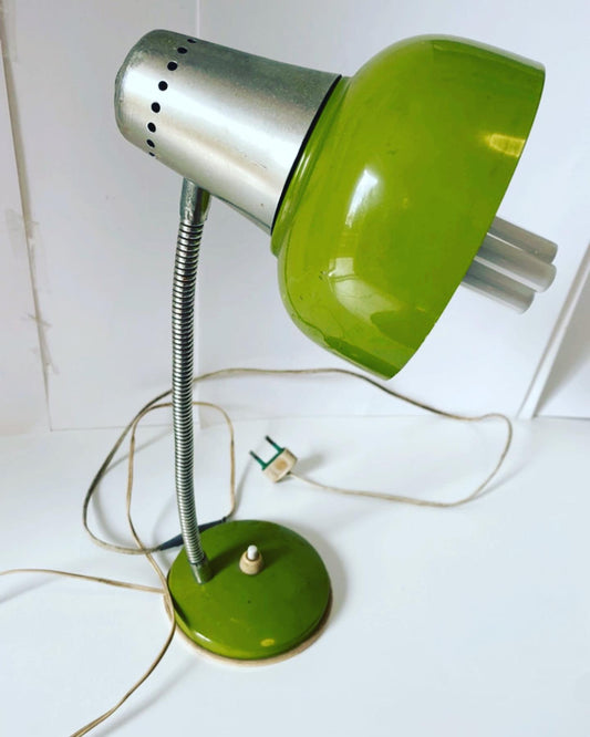 Space Age Green Lamp