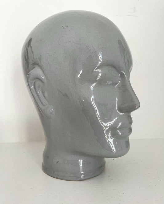 Mid century ceramic head