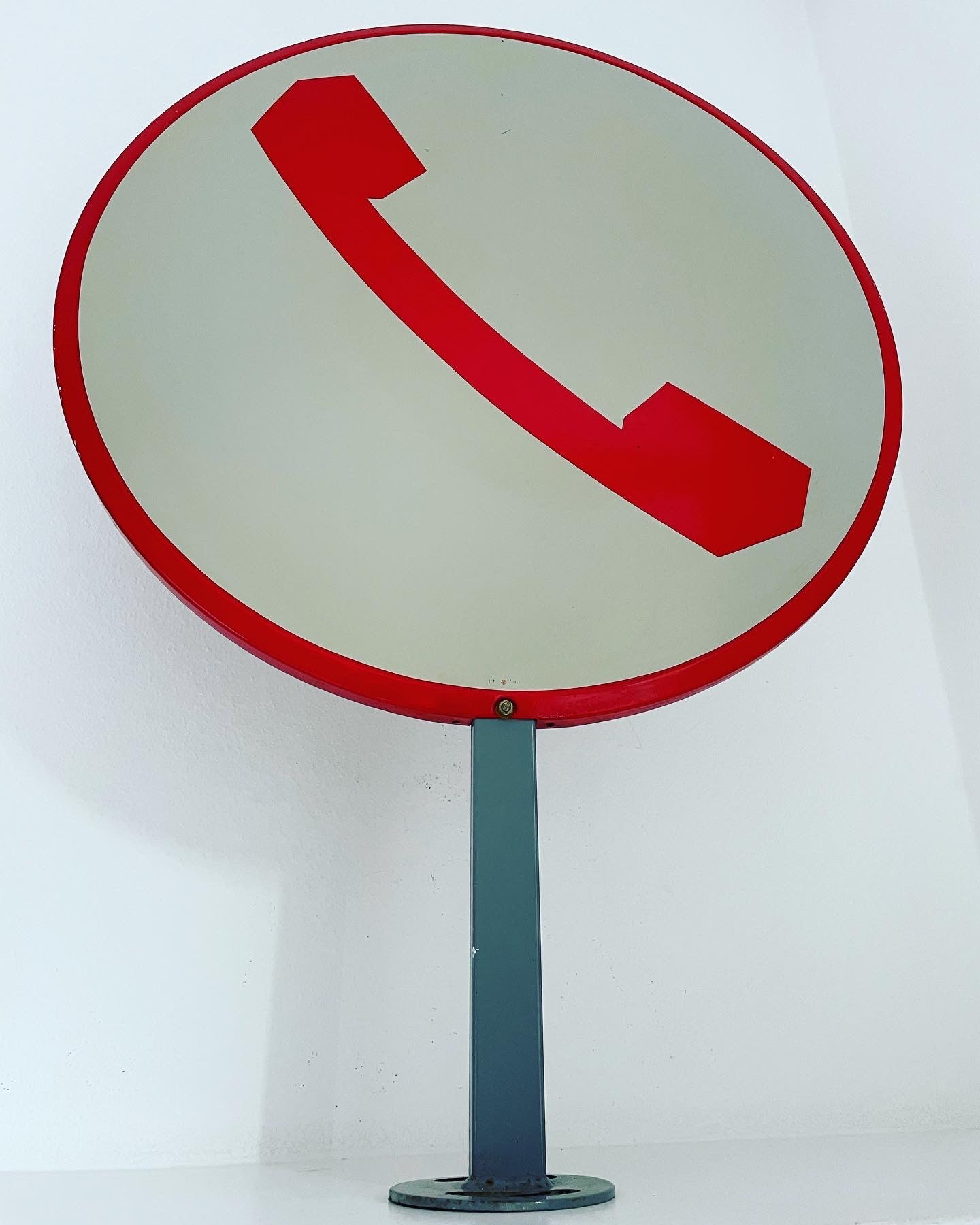 Public telephone sign