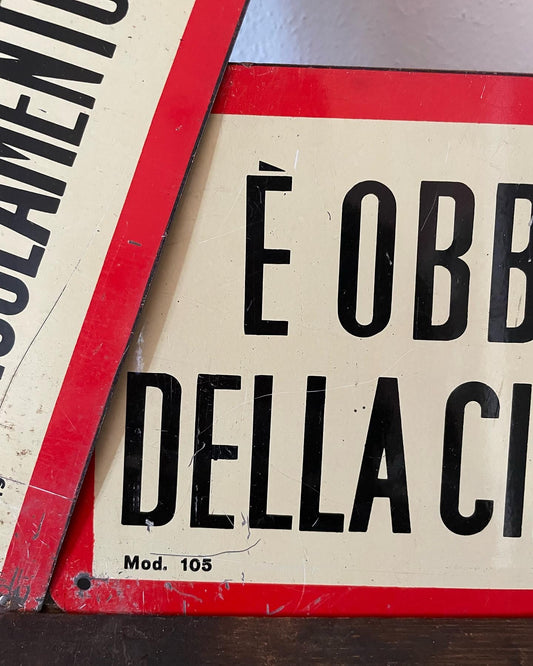 Tabelle isolamento e obbligo cinture