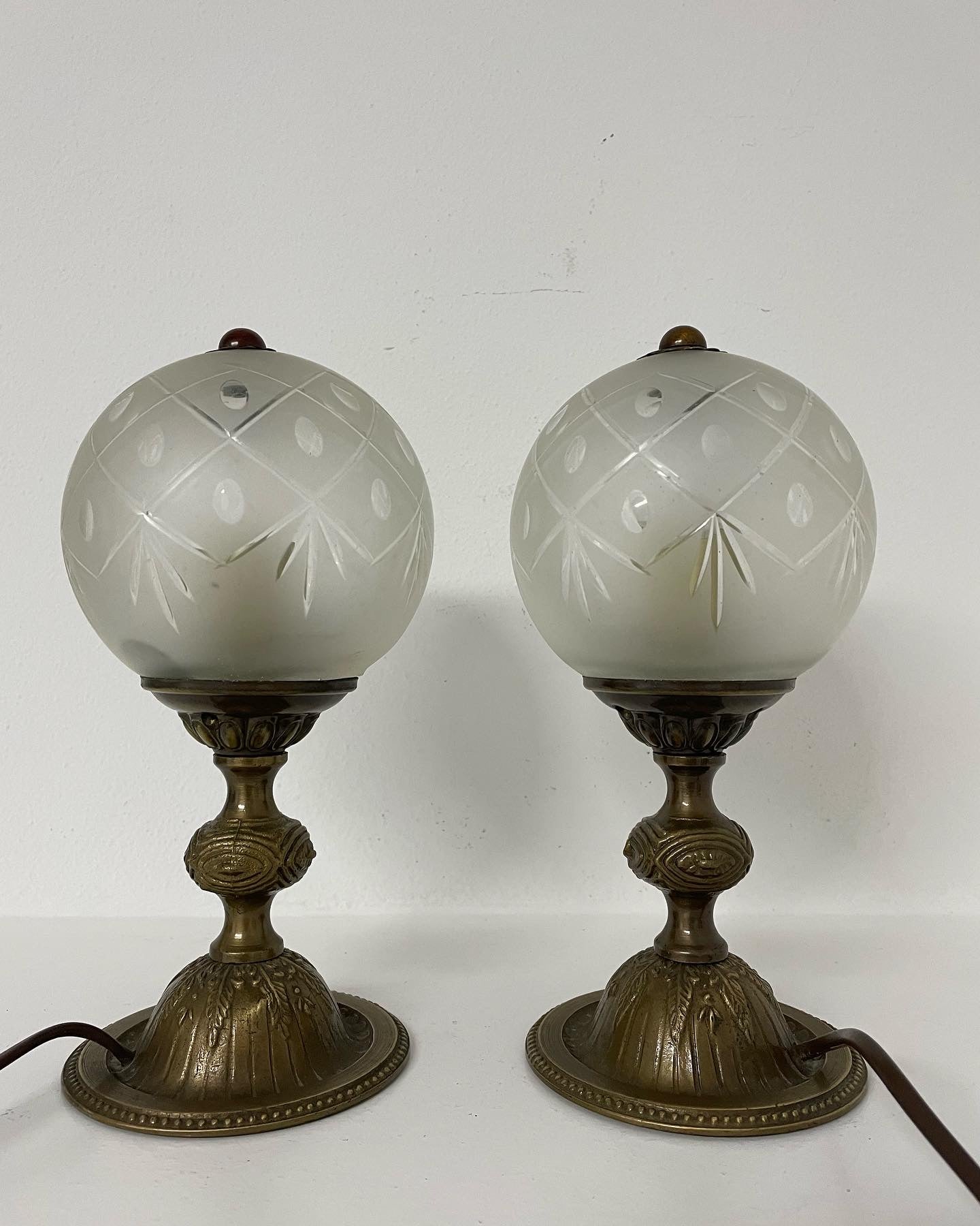 Pair of vintage lampshades