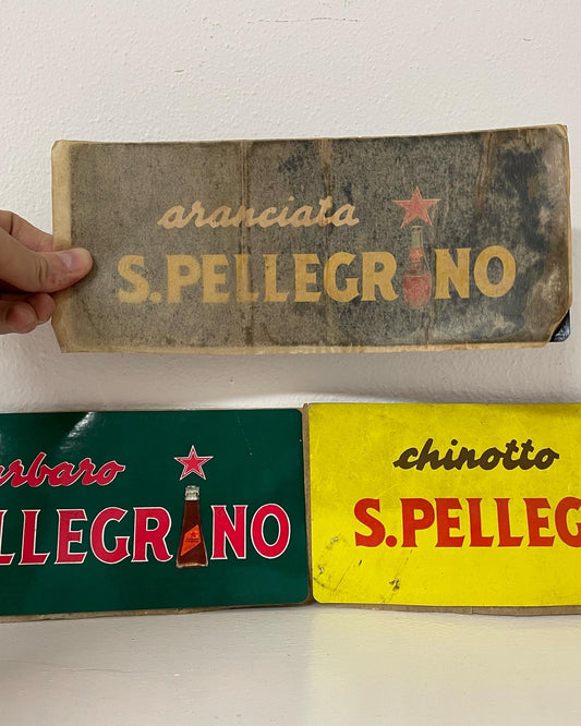 San Pellegrino double-sided stickers