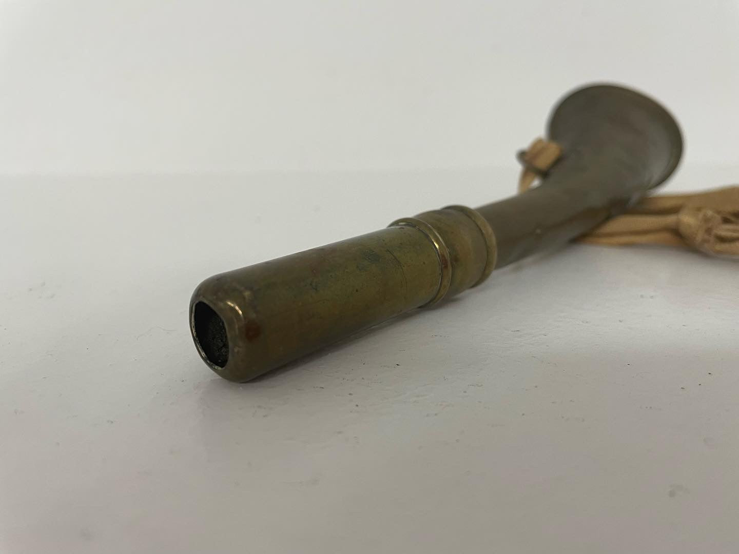 Antique hunting call trumpet