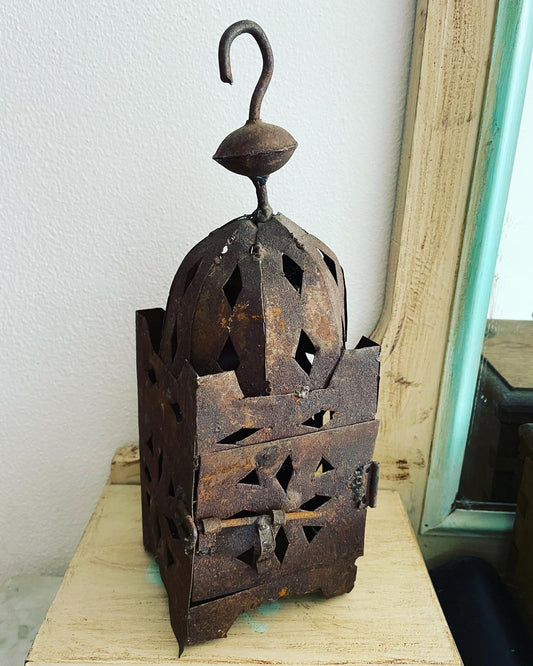 Ancient iron lantern