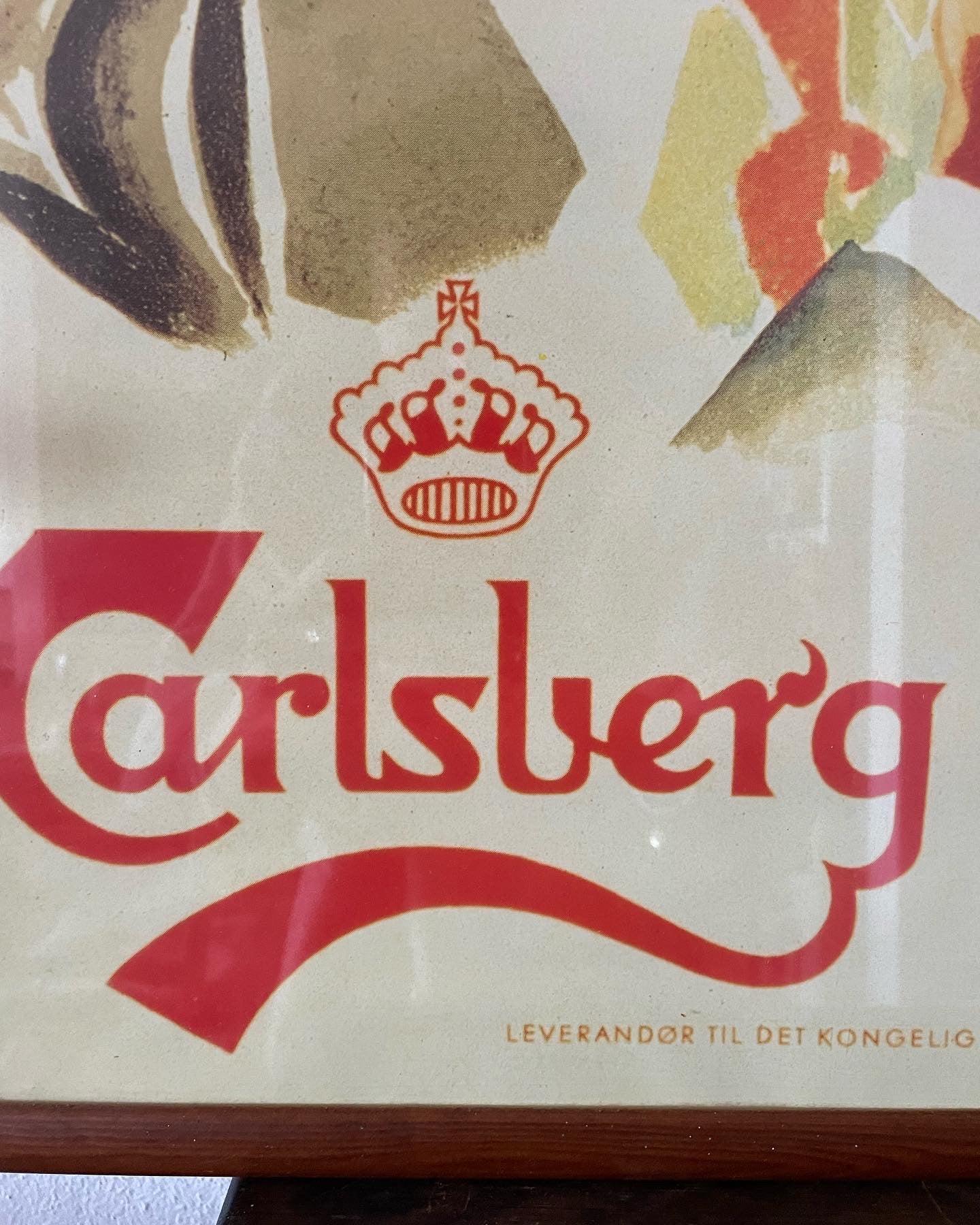 Carlsberg beer painting