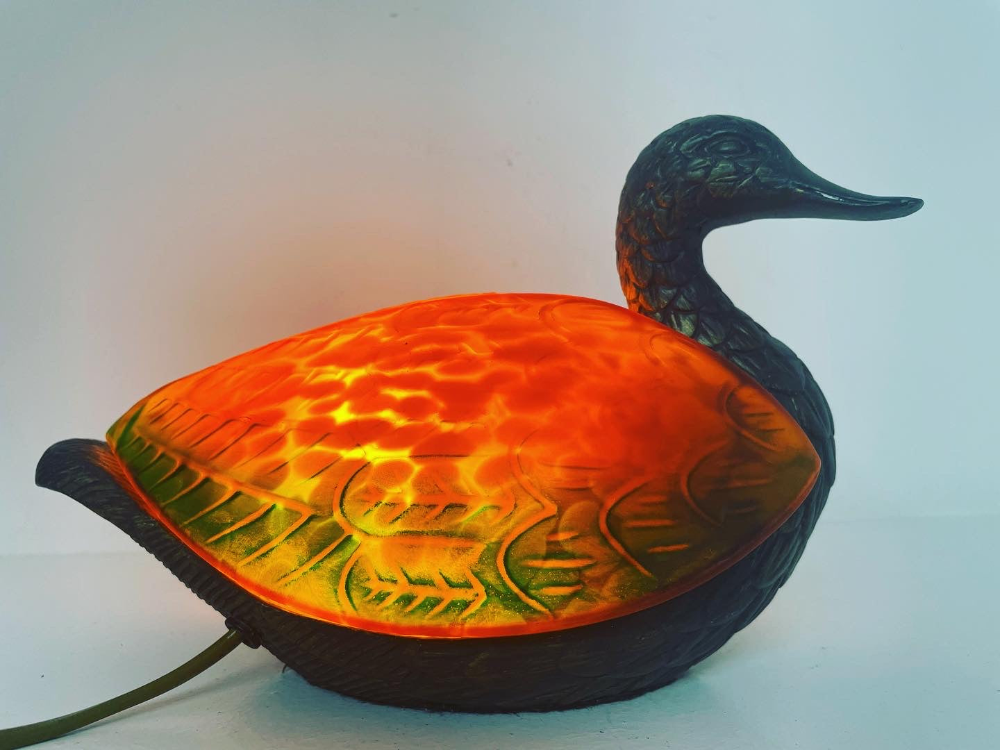 Vintage duck lamp